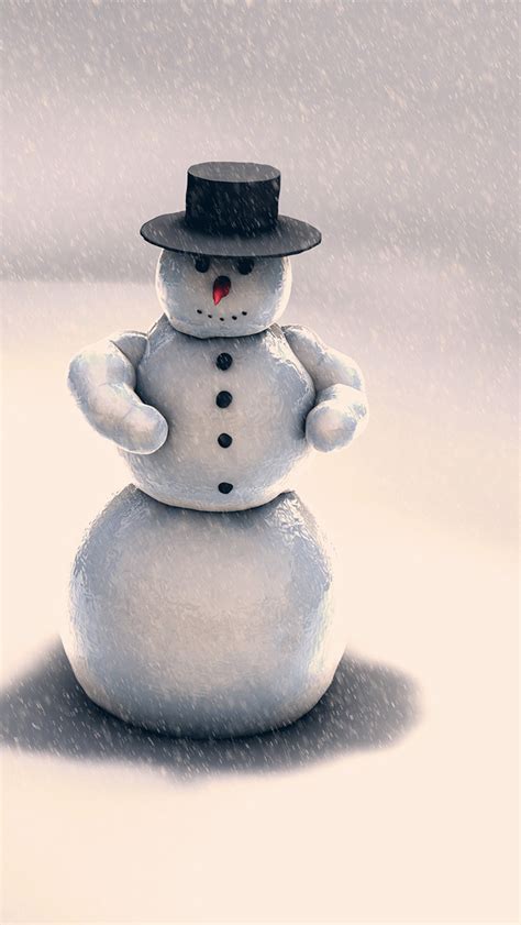 Christmas Snowman Iphone Wallpapers Free Download