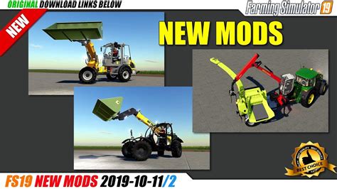 Fs19 New Mods 2019 10 112 Review Youtube