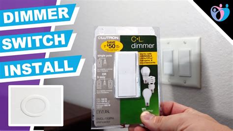 How To Install A Dimmer Switch For Recessed Lighting Youtube