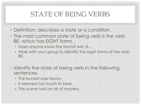 Ppt Verbs Powerpoint Presentation Free Download Id6070225