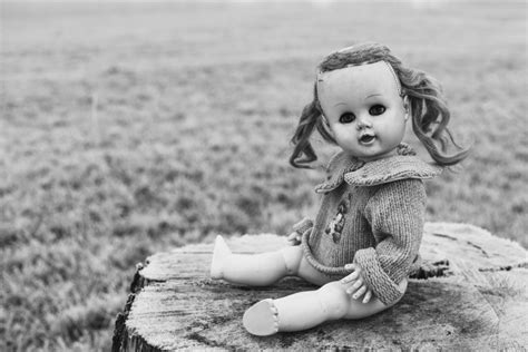 Vintage Doll In Black And White Copyright Free Photo By M Vorel