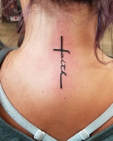 Faith Cross Tattoo Designs