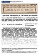 He was one of the first writers to draw attention to the new postwar sophistication and to such unspoken issues as youthful love affairs. Loyalists vs. Patriots, American Revolution as Civil War, Myles Cooper, Primary Sources for ...