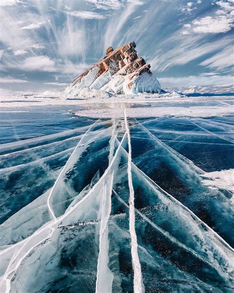 Stunning Photographs Of Frozen Baikal Lake In Russia Nature Nature