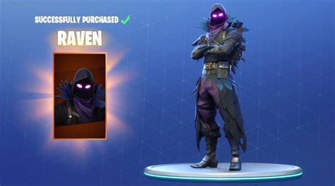 Fortnite Releases Awesome Raven Skin And Glider