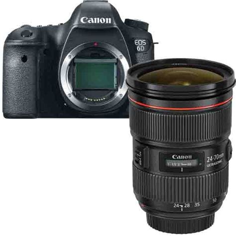 Canon 6d Digi Slr Canon Ef 24 70mm F28l Ii Usm Lens Kit