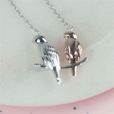 Love Birds Necklace All Kinds Of Jewellery Jewelry Silver Necklace