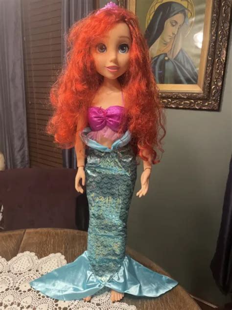 disney playdate princess ariel doll 32 tall my size little mermaid 72 00 picclick