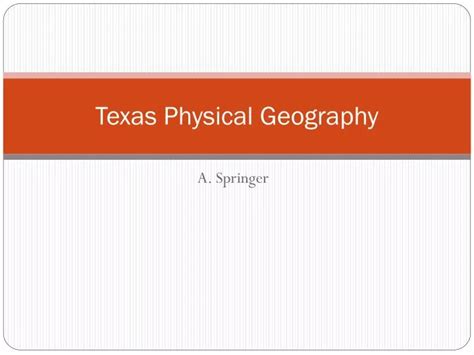 Ppt Texas Physical Geography Powerpoint Presentation Free Download