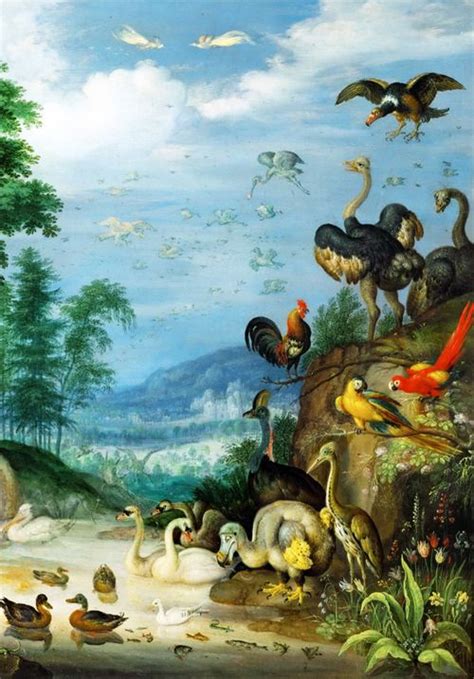 Roelant Savery Flemish 1576 1639 Landscape With Birds 1628 Art