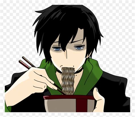 Anime Boy Eating