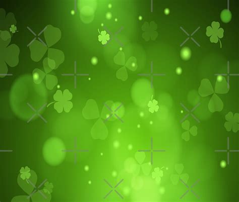 Clovers Floating In A Sea Of Green By Dynamichorizons Redbubble