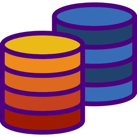 Databases Free Technology Icons