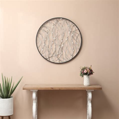 Ebern Designs Metal Infinity Round Wall Décor And Reviews