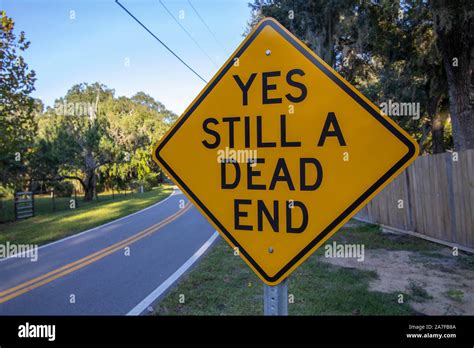 Funny Dead End Sign