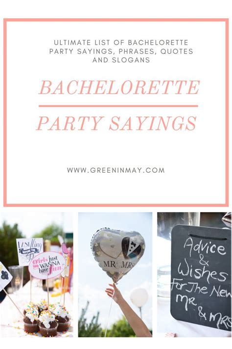 The Best Bachelorette Party Sayings And Slogans