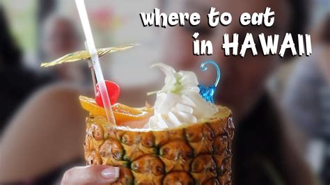 Top 10 Places To Eat In Hawaii Youtube