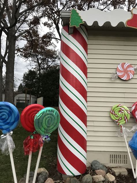 20 Large Candy Cane Decorations Outdoors