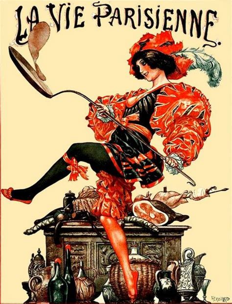 La Vie Parisienne 1925 ~ Cheri Herouard Vintage Posters Vintage Art French Posters