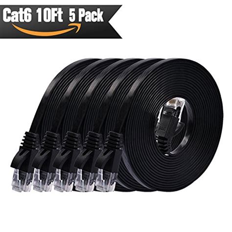 A cat6 cable is similar to a cat5 ethernet cable — it consists of four pairs of twisted copper wire. Cat 6 Ethernet Cable 10 Ft (5 Pack) (at A Cat5e Price But ...