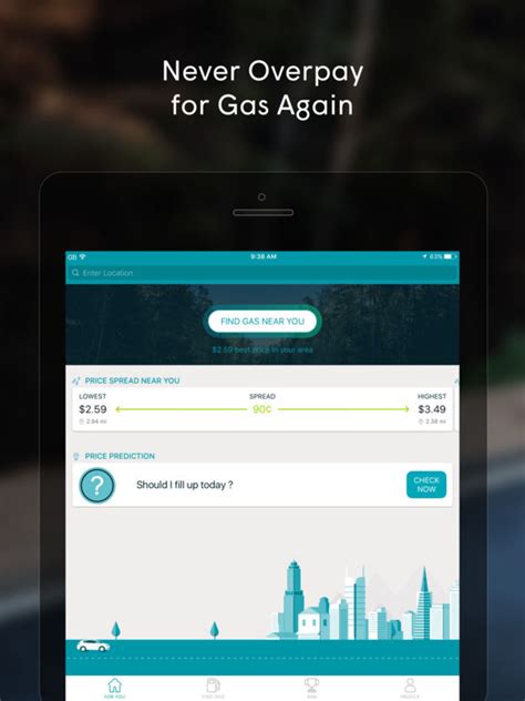 Gas price apps work by providing users with the gas prices for each gas station in a certain area. GasBuddy on the App Store