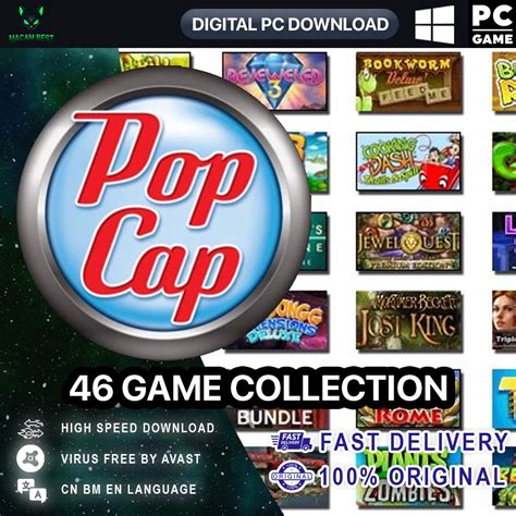 Popcap 46 Game Collection Pc Digital Download Shopee Malaysia