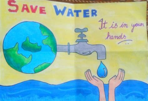 Made By Anoushka Pandey Save Water Poster Save Water Poster Drawing