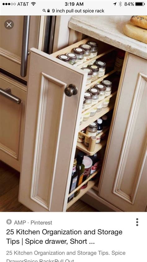 Spice Rack Shelves Within Pullout But Full Height Pull Out Clever