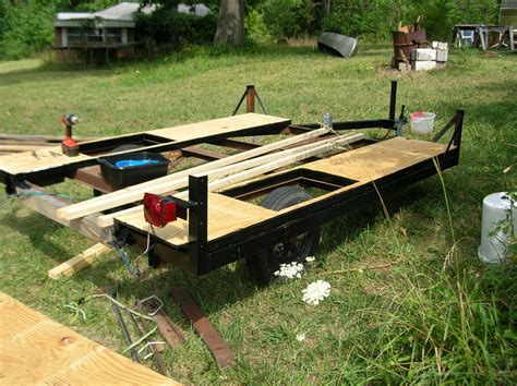 Build Your Own Enclosed Trailer Using A Pop Up Camper Frame Prepping