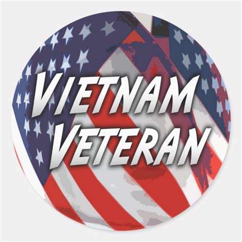 Vietnam Veteran Sticker Zazzle