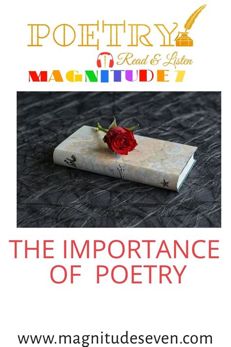 The Importance Of Poetry Poetry Blogs Where People Can Get Creative