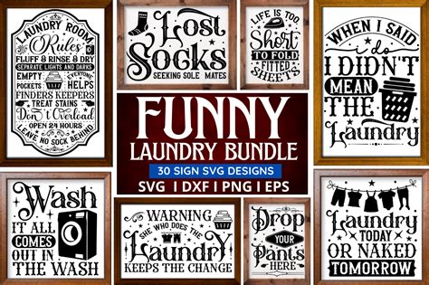 Funny Laundry Svg Bundle Graphic By Regulrcrative Creative Fabrica