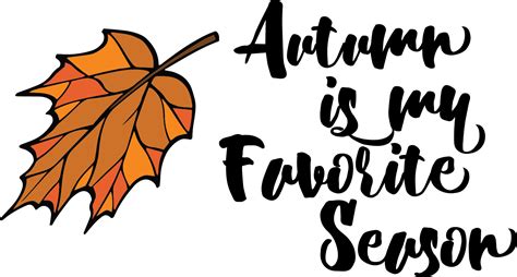 Download Free Printable Autumn Is My Favorite Season Svg File Clipart 1322358 Pinclipart