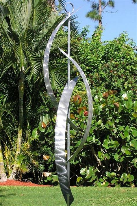 Large Metal Sculpture Indoor Outdoor Art Abstract Garden Decor Modern