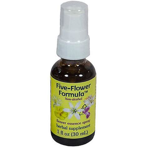 Flower Essence Services Five Flower Formula In Glycerin Spray 1 Oz Fruugo Uk