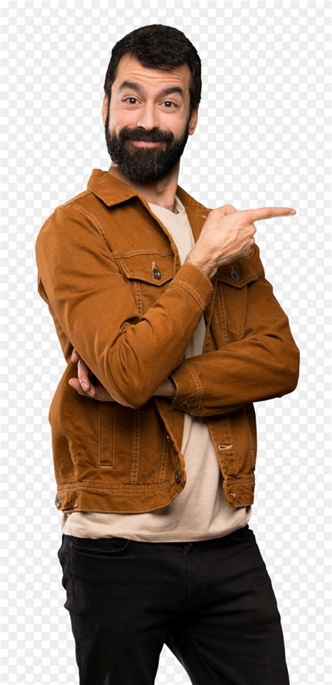 Handsome Man Pointing Finger To The Side Png Similar Png