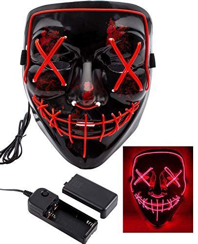 Purge Mask Na May Led Pula Cool Mania