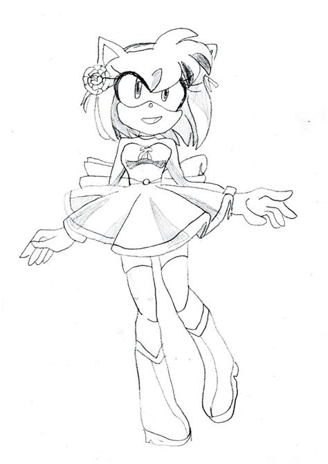 Amy Rose Amy Rose Rose Coloring Pages Coloring Pages
