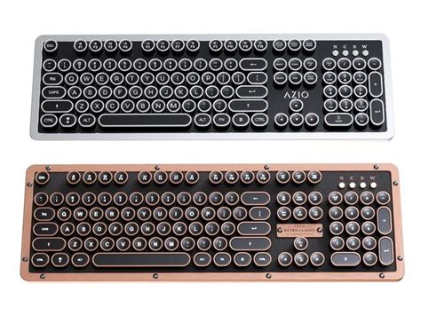 Azio Retro Computer Keyboard Collection 3d Model Cgtrader
