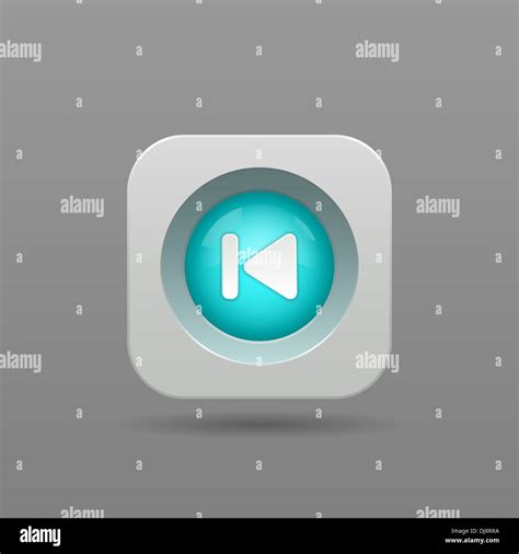 Previous Button App Icon Stock Photo Alamy