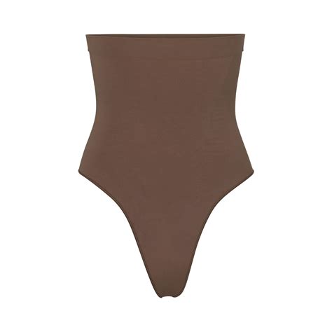 Sculpting Thong High Waist Oxide