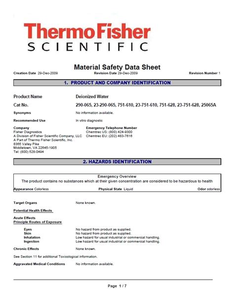 Material Safety Data Sheets Vs Technical Data Ctg Clean