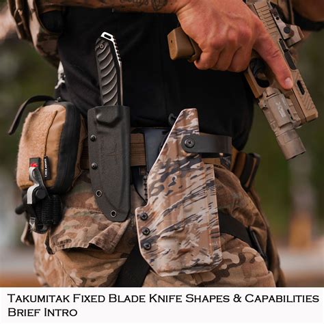 Takumitak Fixed Blade Knife Shapes And Capabilities Brief Intro Takumitak