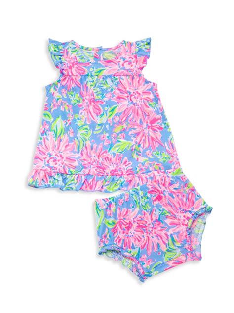 Shop Lilly Pulitzer Kids Baby Girls 2 Piece Cecily Infant Dress