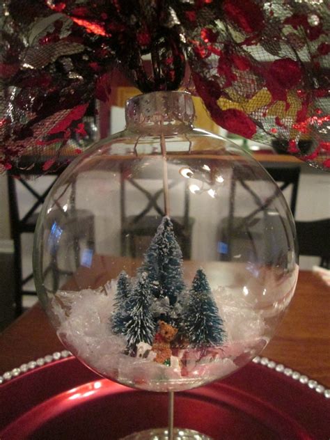 Making A Snow Globe Ornament Thriftyfun