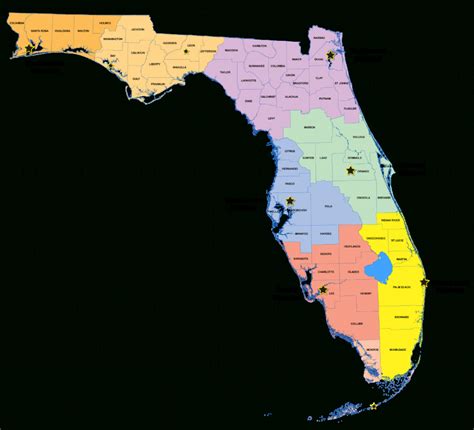 Districts Florida Department Of Environmental Protection Florida