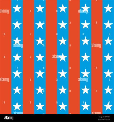 Seamless Stars And Stripes Vector Background Wallpaper American Flag