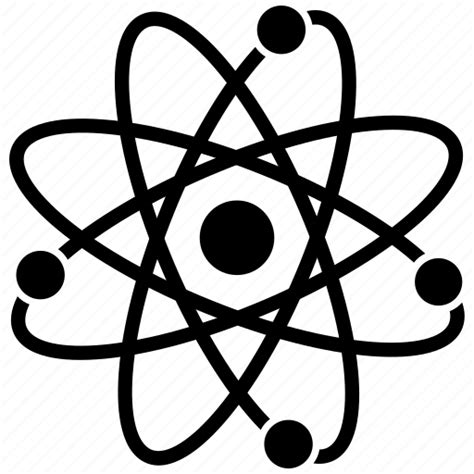 Atom Physics Quantum Science Icon
