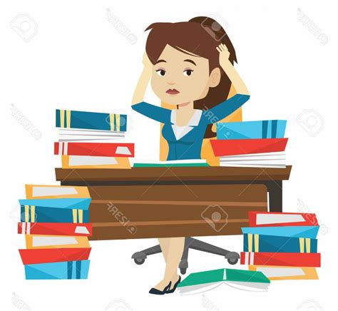 Download High Quality Studying Clipart Bored Student Transparent Png