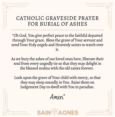 5 Graveside Prayers For Burial Of Ashes With Images